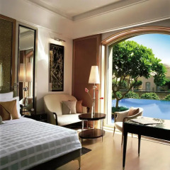 Отель Trident, Gurgaon 5* Номер Делюкс с двуспальной кроватью фото 6