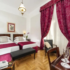 Отель Nord Nuova Roma 3* Улучшенный номер с различными типами кроватей фото 10