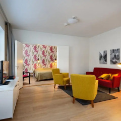 Отель Forenom Serviced Apartments Helsinki Kruununhaka Финляндия, Хельсинки - 2 отзыва об отеле, цены и фото номеров - забронировать отель Forenom Serviced Apartments Helsinki Kruununhaka онлайн комната для гостей фото 6