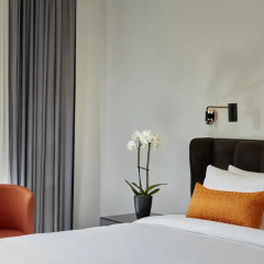 Отель Park Plaza Nuremberg Улучшенный номер разные типы кроватей фото 4