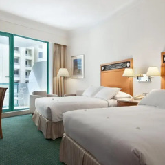Отель Hilton Dubai Jumeirah 5* Представительский номер с различными типами кроватей фото 7