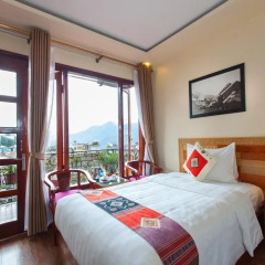 Sapa Centre Hotel 3* Стандартный семейный номер с двуспальной кроватью фото 3