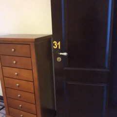 Отель Constituição Rooms сейф в номере