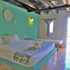 Отель Casa Blatha Holbox 3* Стандартный номер с различными типами кроватей фото 11