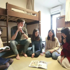 Space Hostel Tokyo Кровать в общем номере фото 7
