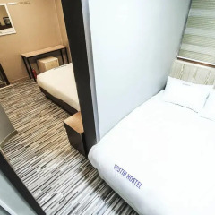 Myeongdong Time Hostel Стандартный семейный номер с двуспальной кроватью