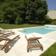 Отель Appartement Au ChÂteau Bouvet Ladubay Сомюр бассейн