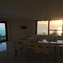 Отель Luxury Apt in Konak Sea Side with a Sea front view and a private beach бассейн