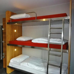Train Hostel Кровать в общем номере с двухъярусной кроватью фото 2