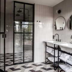 Отель V Fizeaustraat Амстердам ванная