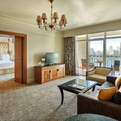 Four Seasons Hotel Cairo at Nile Plaza 5* Представительский люкс с различными типами кроватей фото 4