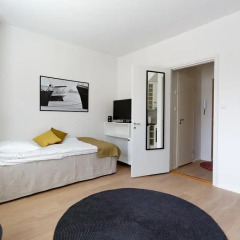 Отель Forenom Serviced Apartments Helsinki Kruununhaka Финляндия, Хельсинки - 2 отзыва об отеле, цены и фото номеров - забронировать отель Forenom Serviced Apartments Helsinki Kruununhaka онлайн комната для гостей фото 9