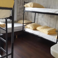 Amigo Budget Hostel Стандартный семейный номер с двуспальной кроватью