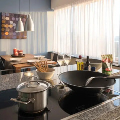 Апартаменты Htel Serviced Apartments Amsterdam в номере