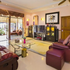 Отель Relaxing Palm Pool Villa 3* Вилла Делюкс с различными типами кроватей фото 50
