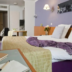 Отель Aparthotel Adagio la Defense le Parc 4* Студия с различными типами кроватей фото 9