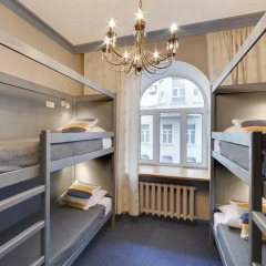 Hotel & Hostel Vstrechi na Arbate Номер с общей ванной комнатой с различными типами кроватей (общая ванная комната)