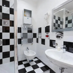 Отель Deluxe Rooms Италия, Рим - отзывы, цены и фото номеров - забронировать отель Deluxe Rooms онлайн ванная фото 2