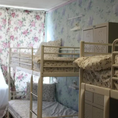 Хостел Ника-Сити Кровати в общем номере с двухъярусными кроватями фото 26