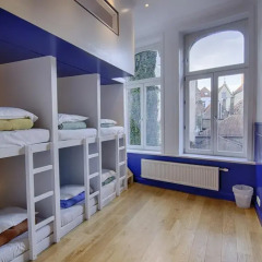 Hostel Lybeer Bruges Кровать в общем номере с двухъярусной кроватью фото 4