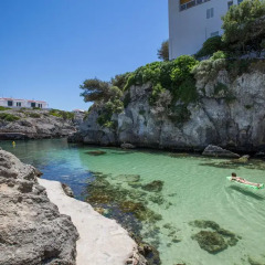 Отель Estel Blanc Apartaments - Adults Only Испания, Кала-эн-Форкат - отзывы, цены и фото номеров - забронировать отель Estel Blanc Apartaments - Adults Only онлайн приотельная территория фото 2