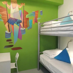 RedDoorz Hostel Стандартный номер с 2 отдельными кроватями (общая ванная комната)