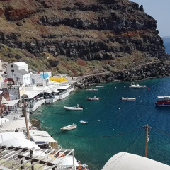 Отель Amoudi Villas пляж