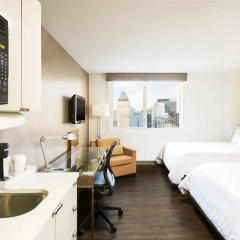 Отель Element Times Square West 3* Стандартный номер с различными типами кроватей фото 5