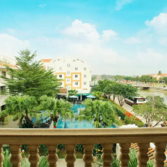 Отель Thanh Binh Riverside Hoi An 4* Стандартный номер с различными типами кроватей фото 6