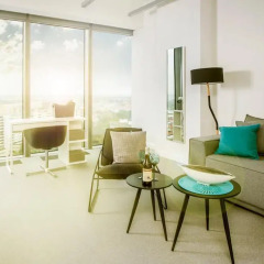 Отель Apartamenty Sky Tower Студия с различными типами кроватей