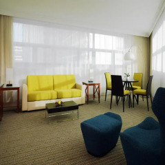 Отель Courtyard by Marriott Berlin City Center 4* Стандартный номер с разными типами кроватей фото 2