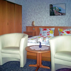 Hotel Pension am Kurmittelhaus 2* Стандартный номер с двуспальной кроватью