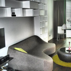 Отель Domapartment Cologne City-Domblick 3* Студия Делюкс с различными типами кроватей фото 6