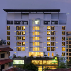 Апартаменты Lily Residence Executive Serviced Apartment Студия с различными типами кроватей фото 38