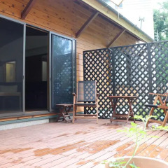 Отель Kamoshika cottage Hakuba Хакуба балкон