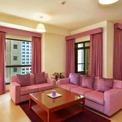 Апарт-Отель Roda Amwaj Suites Jumeirah Beach Residence 4* Апартаменты с различными типами кроватей фото 14