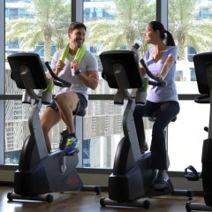 Отель Intercontinental Dubai Marina фитнесс-зал фото 2