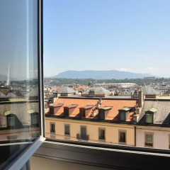 Отель Warwick Geneva 4* Улучшенный номер с различными типами кроватей фото 6
