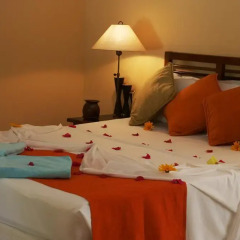 Отель Kuredu Island Resort 4* Бунгало с различными типами кроватей фото 6