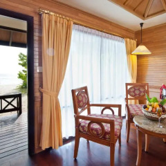 Отель Royal Island Resort And Spa 5* Вилла Пляж разные типы кроватей фото 2