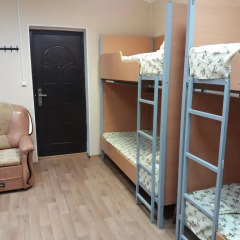 Хостел Агат Кровать в общем номере с двухъярусными кроватями фото 5