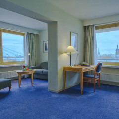 Radisson Blu Daugava Hotel 4* Представительский люкс с разными типами кроватей фото 4