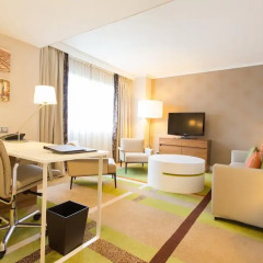 Отель Hilton Barcelona 4* Представительский люкс с различными типами кроватей фото 3