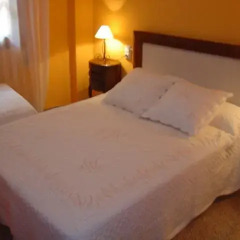 Отель Hostal Restaurante Arasa Стандартный номер с различными типами кроватей фото 8
