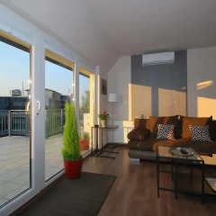 Апартаменты Arpad Bridge Apartments Апартаменты с различными типами кроватей фото 16