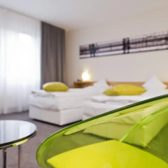 Отель Tryp by Wyndham Frankfurt 3* Номер Бизнес с различными типами кроватей фото 3