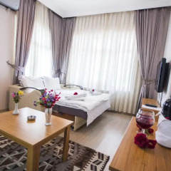 Апартаменты Feyza Apartments Студия Делюкс с различными типами кроватей фото 21