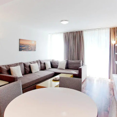 Апартаменты Premium Apartments By Livingdowntown Цюрих комната для гостей фото 3