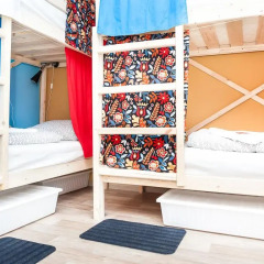 Гостиница Hostels Rus Vnukovo Кровати в общем номере с двухъярусными кроватями фото 4
