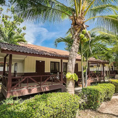 Отель Coco Palm Beach Resort 3* Улучшенное бунгало с различными типами кроватей фото 5